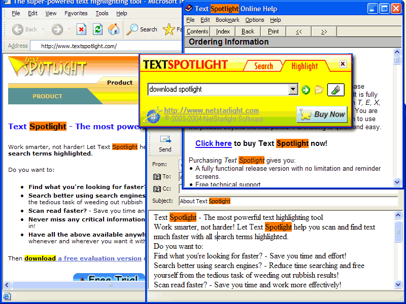 Text Spotlight Screenshot